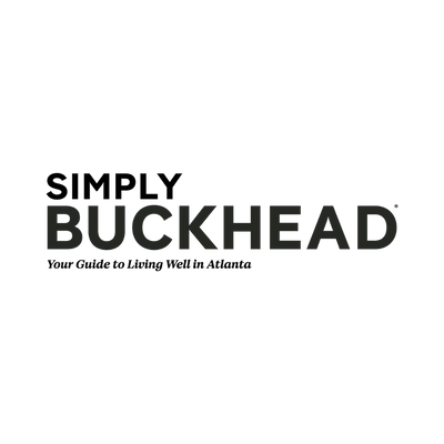 Simply Buckhead magazine logo on transparent background.